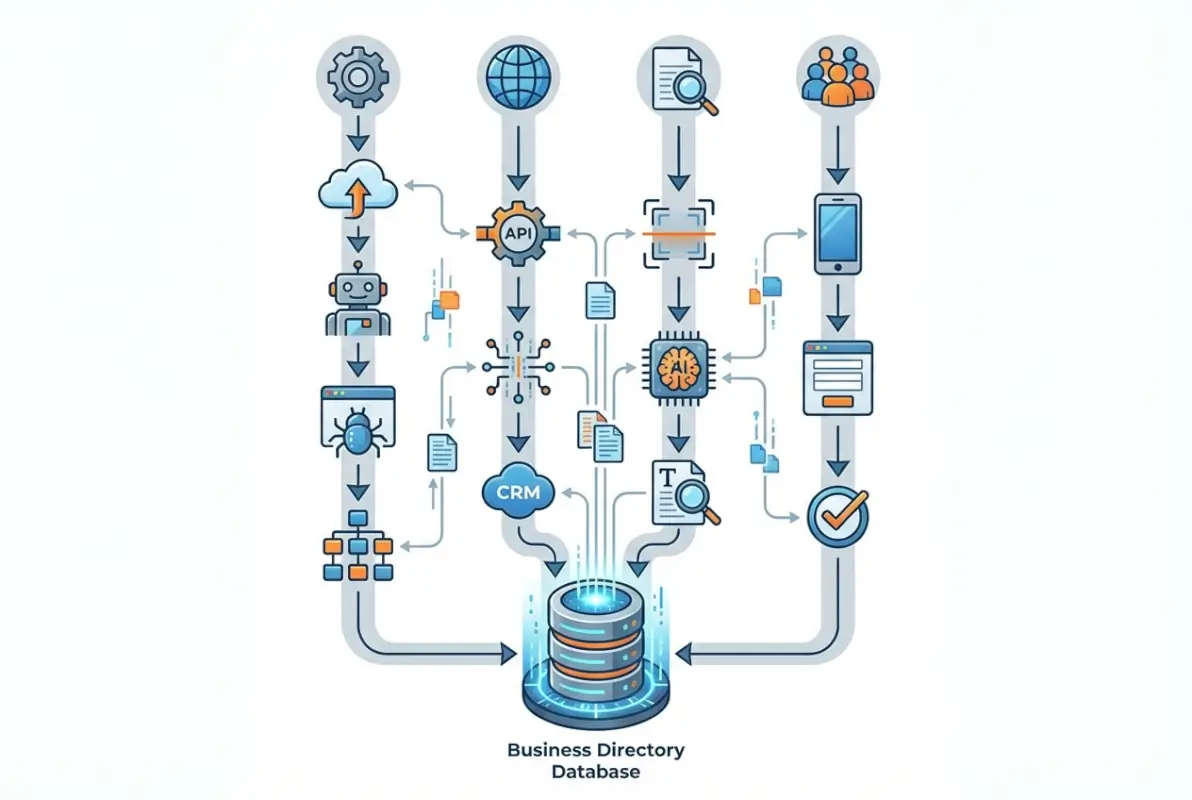 Image for How to Build a Business Directory Without Typing: 4 Automated Methods for 2025