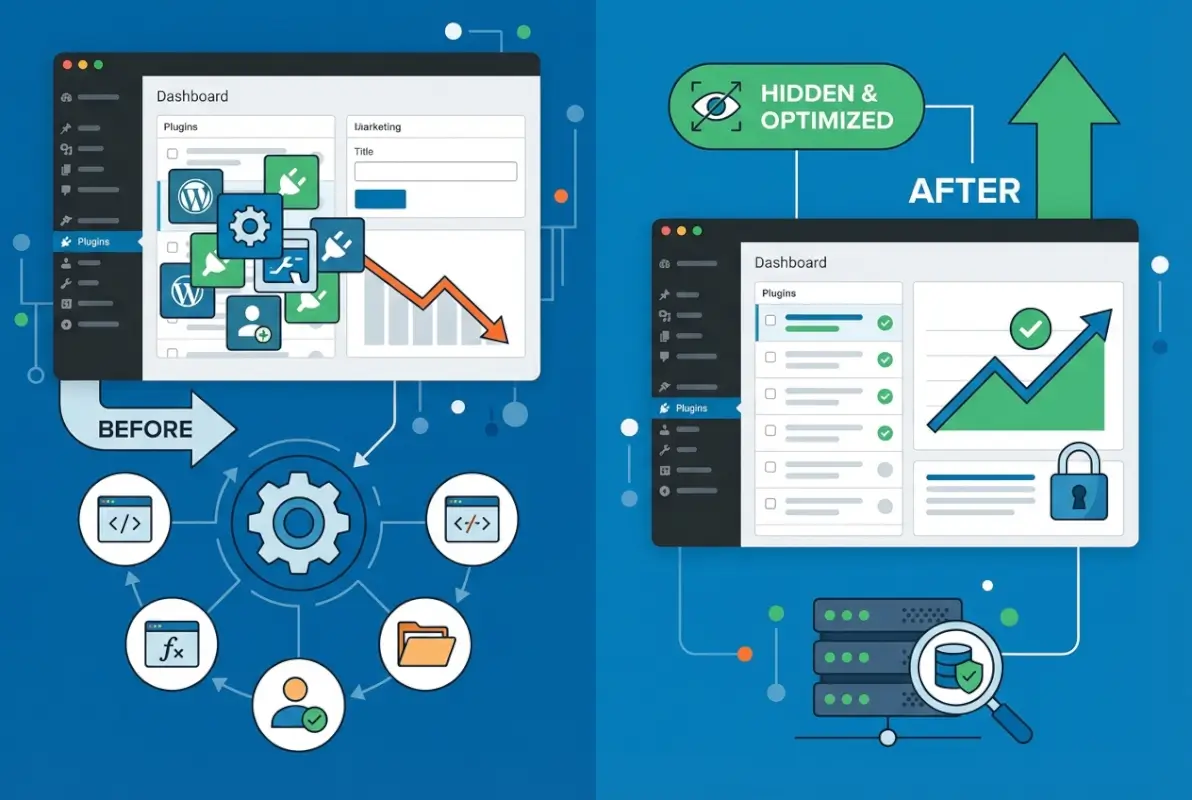 Image for How to Hide Plugins in WordPress: 5 Simple Methods for Admins