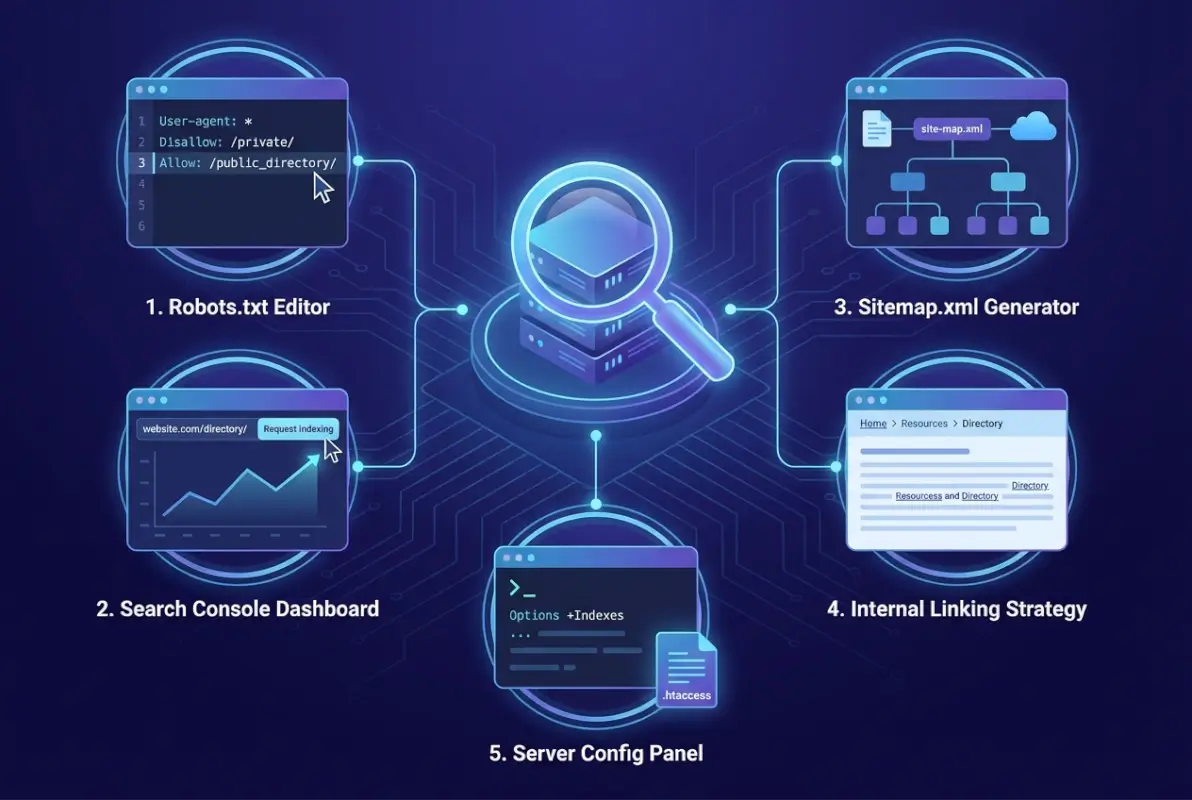 Image for How to Index a Directory Listing: 5 Methods for Website Owners