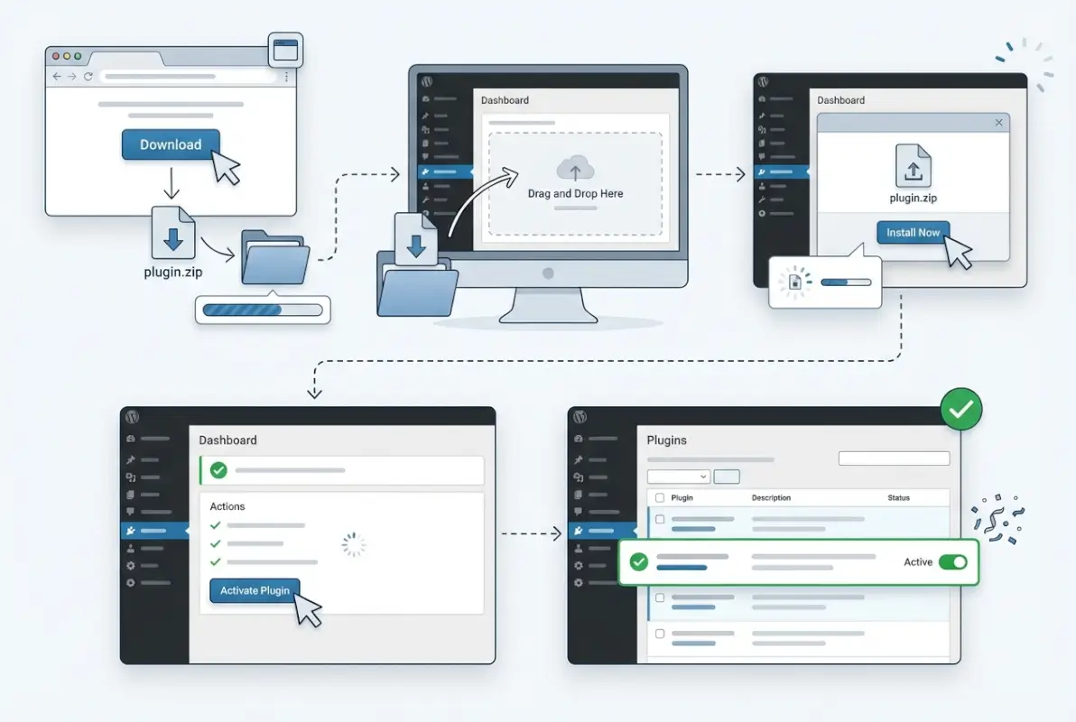 Image for How to Install a WordPress Plugin ZIP File: 5 Simple Steps