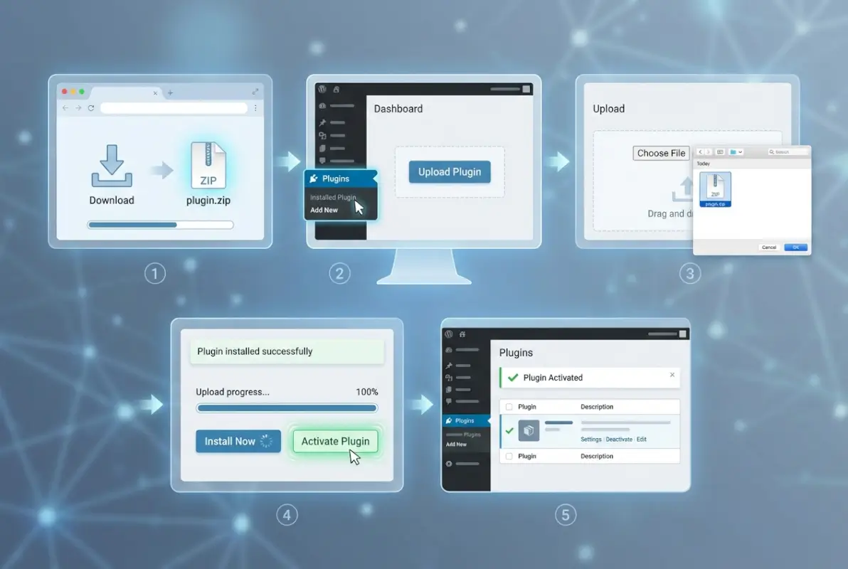 Image for How to Install a WordPress Plugin ZIP File: 5 Simple Steps