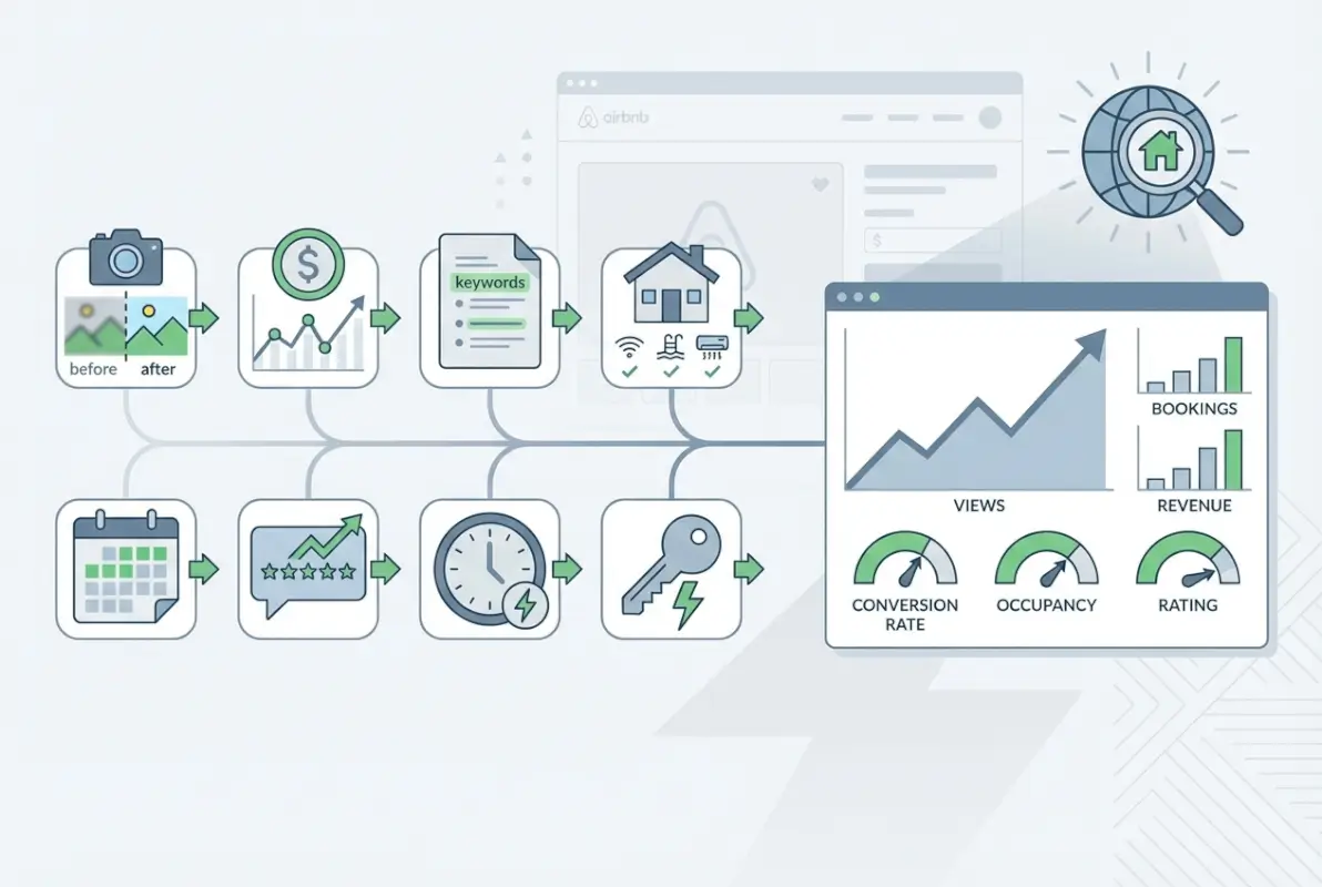 Image for How to Increase Views on Your Airbnb Listing: 8 Optimization Strategies