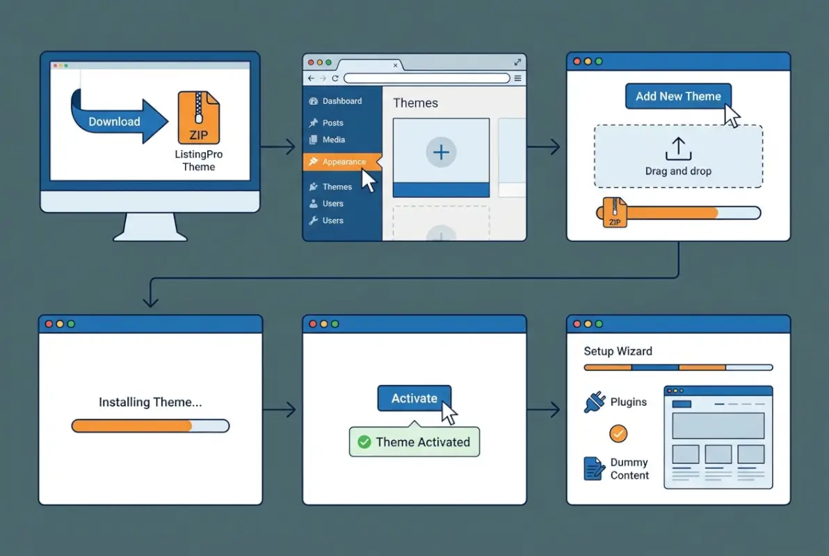 Image for How to Install Listing Pro Theme in WordPress: 5 Simple Steps