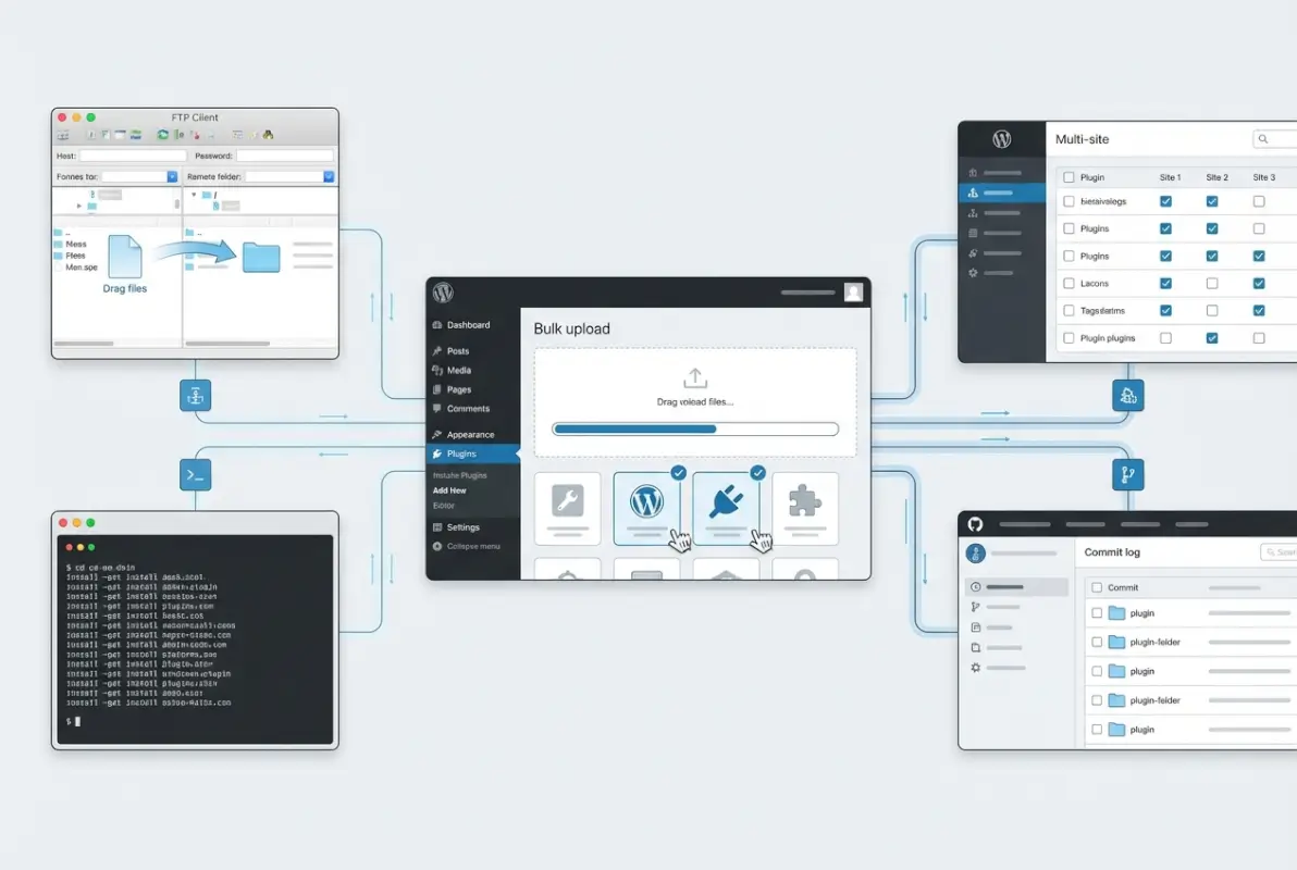 Image for How to Install Multiple WordPress Plugins at Once: 5 Simple Methods