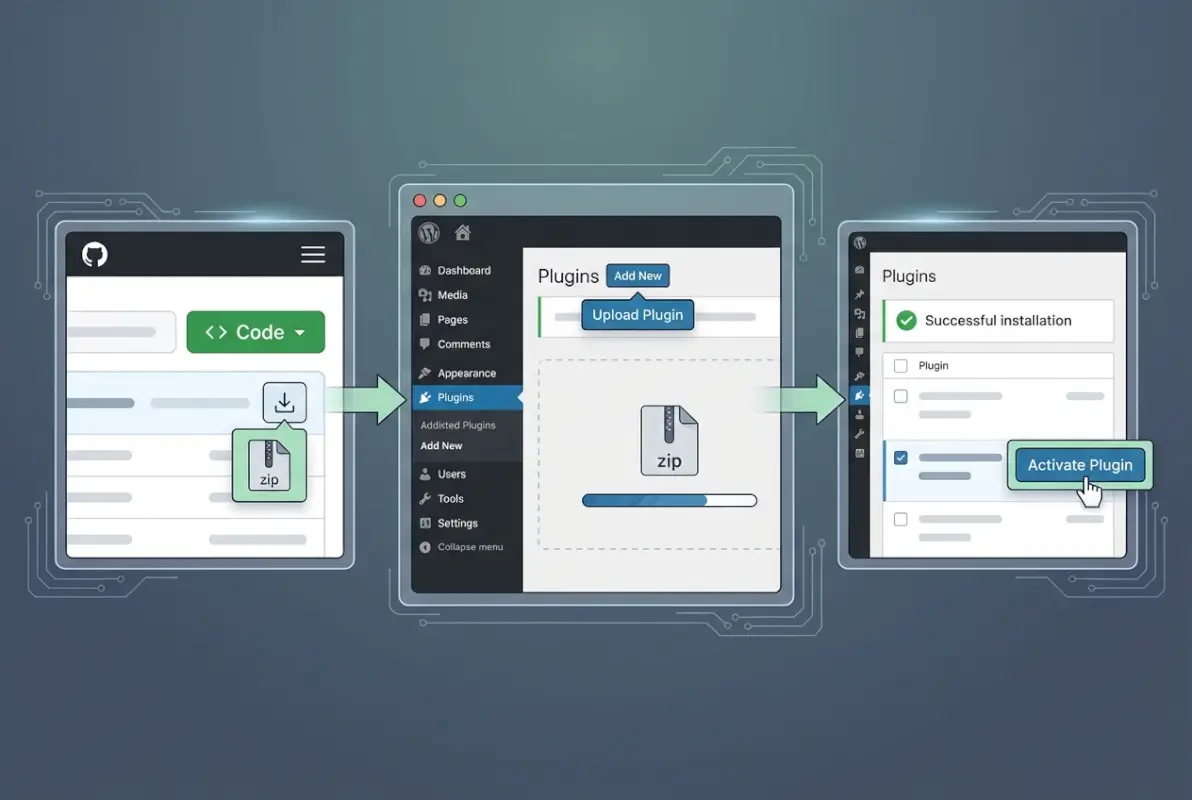 Image for How to Install a WordPress Plugin from GitHub: A Developer's Guide