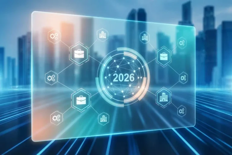 Create a striking, professional hero image for a blog article titled: How to Launch a Successful Business Directory in 2026: Complete Guide. Style: Modern, clean, eye-catching design that represents the main topic. No text overlays. High quality 1200x800 professional blog header.