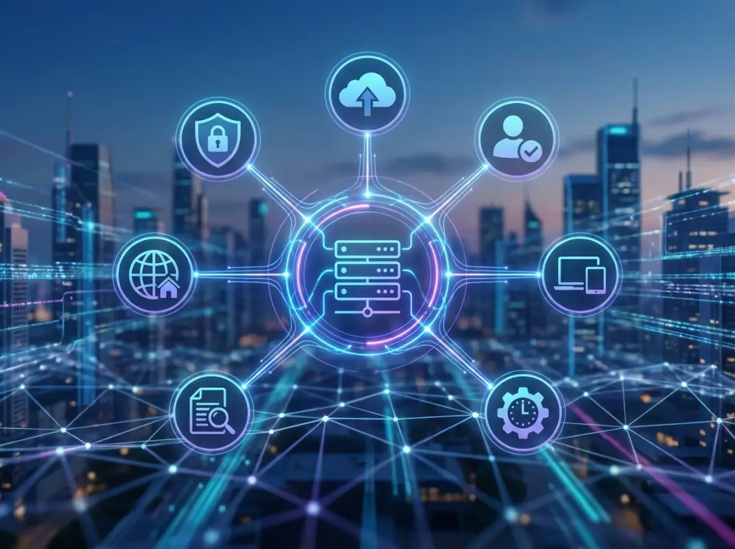 Visual overview of 7 Essential Active Directory Use Cases for Business Environments in 2025