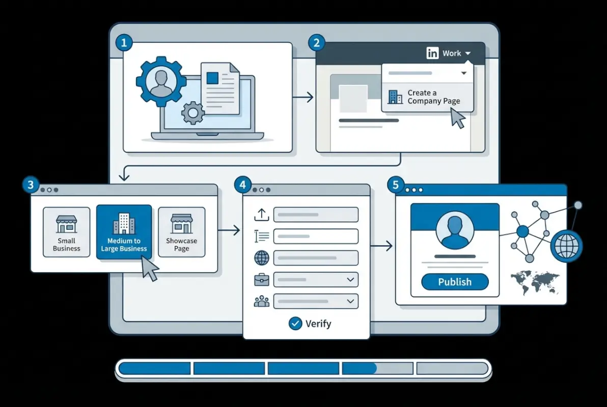 Step-by-step process for How to Add Your Business to LinkedIn Company Directory: Complete 2025 Guide