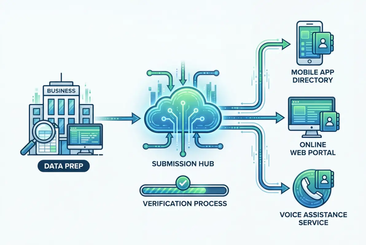 Step-by-step process for How to Get Your Business Listed with Directory Assistance: Complete 2025 Guide