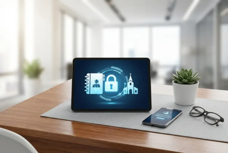 Visual overview of Does Church Plant Media Support a Password-Protected Online Directory?