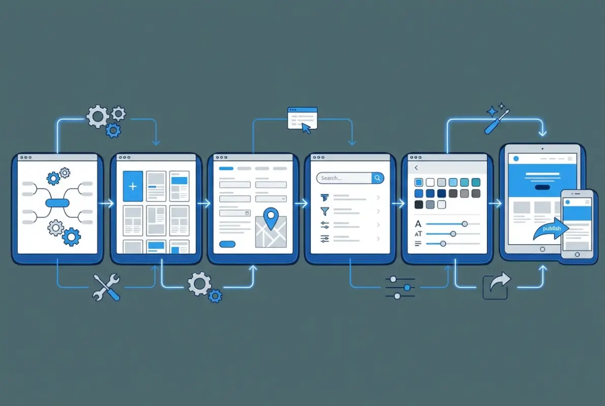 Tools and interfaces for 6 Steps to Create a Business Directory Using Wix
