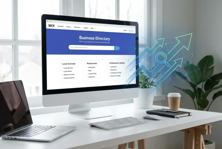 Visual overview of 7 Steps to Create a Business Directory in Wix That Drives Traffic