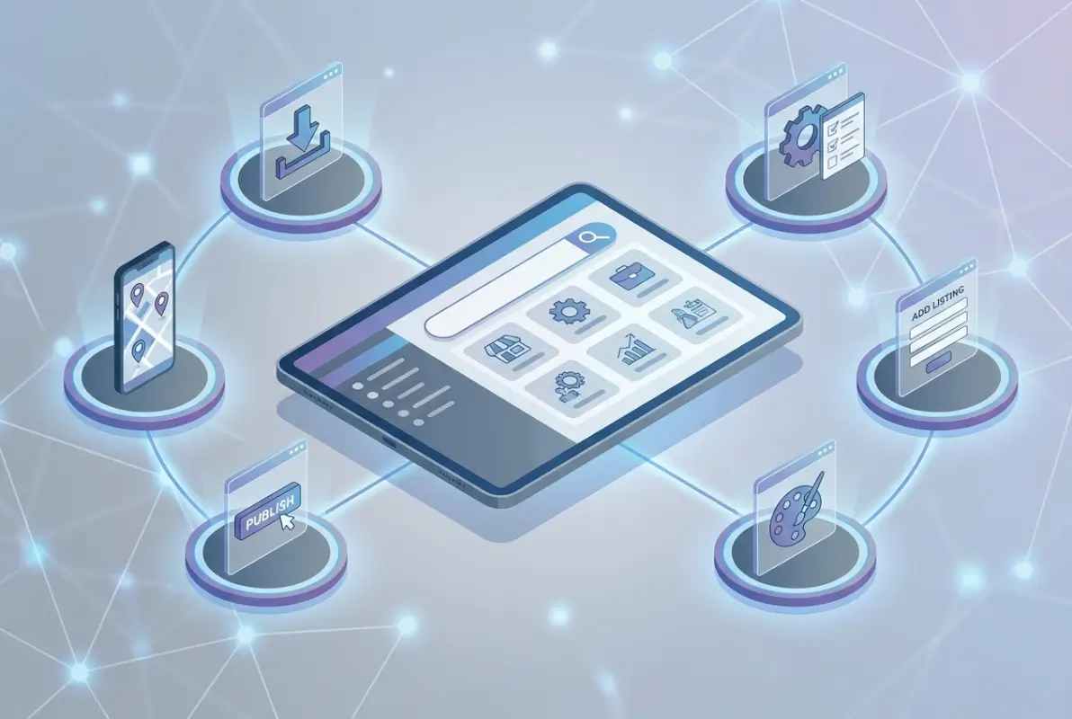 Tools and interfaces for 6 Simple Steps to Create a Business Directory in WordPress Using FindAll