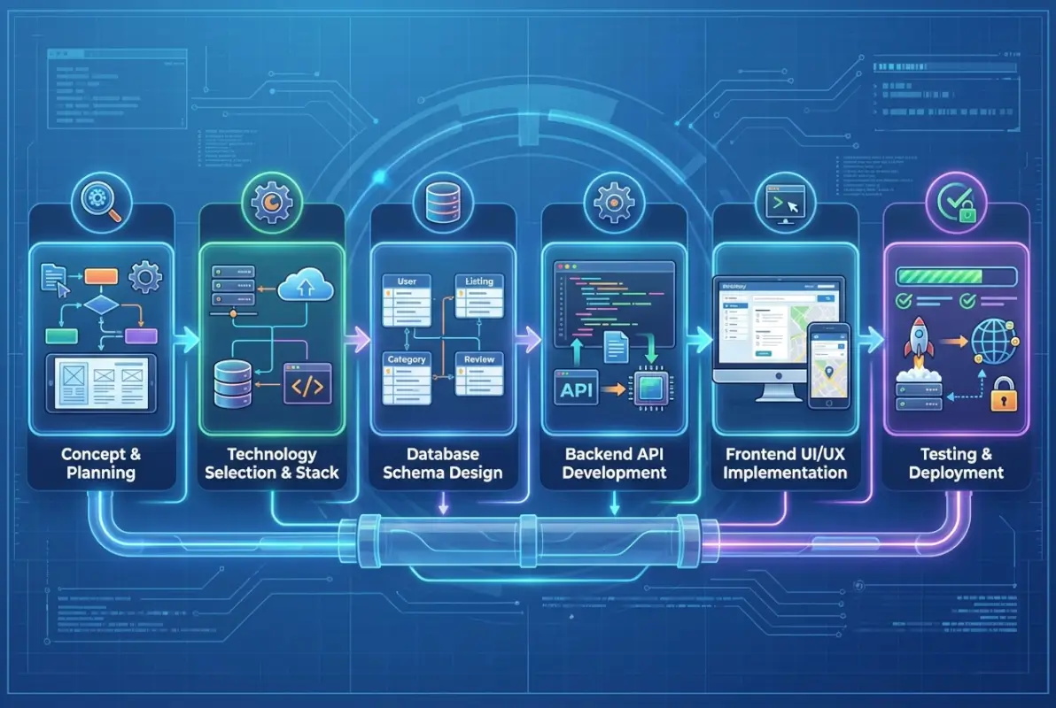 Step-by-step process for How to Create a Business Web Directory from Scratch: Complete 2026 Guide