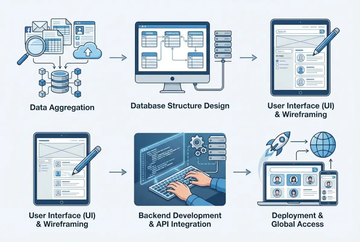 Image for 5 Steps to Create Your Own Personal Online Directory