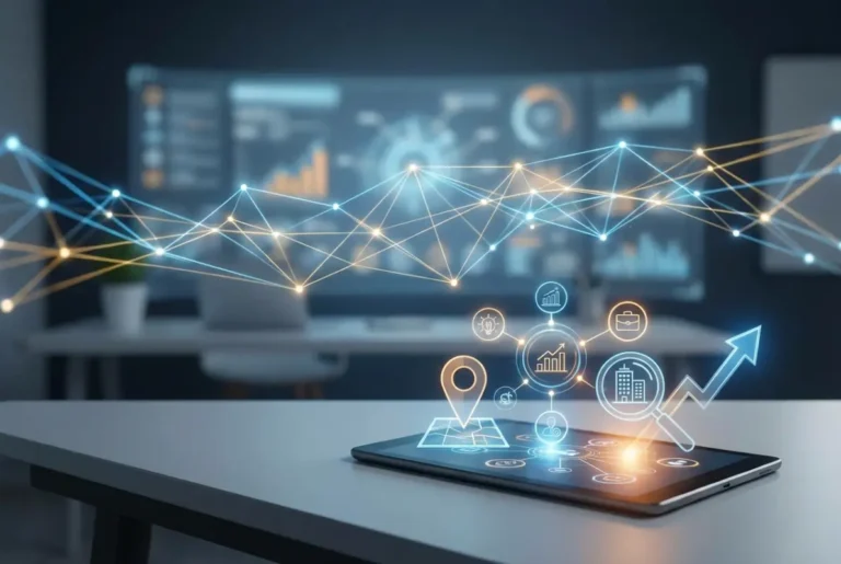 Create a striking, professional hero image for a blog article titled: Cylex Business Directory: Complete Guide to Free Listings & Local SEO Benefits. Style: Modern, clean, eye-catching design that represents the main topic. No text overlays. High quality 1200x800 professional blog header.