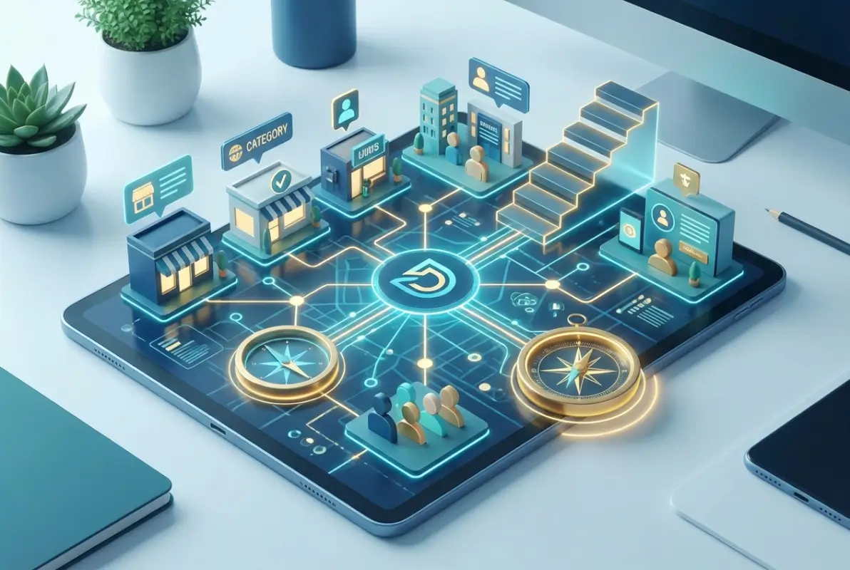 Visual overview of How to Build an Online Directory Website: 7 Essential Steps for Success