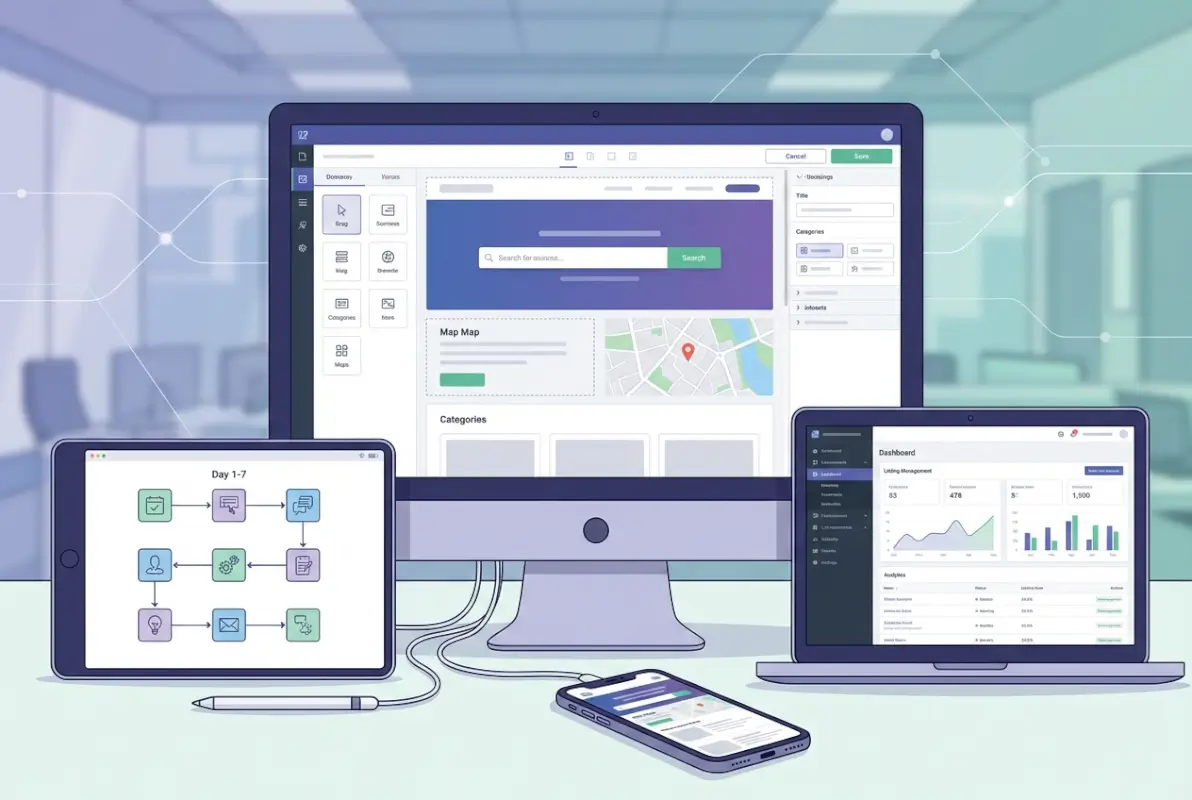 Image for How to Create a Business Directory Website in 7 Days (Complete 2025 Guide)
