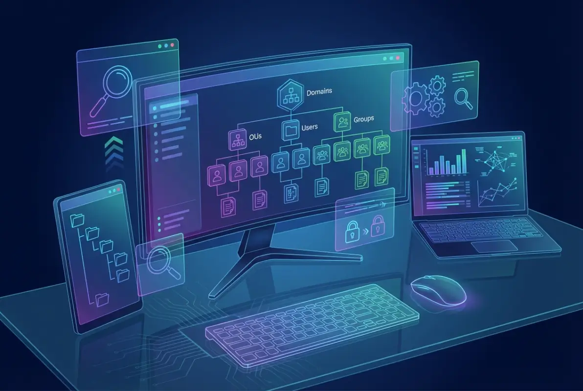 Tools and interfaces for How to Organize Active Directory: Complete 2025 Guide for Business Environments