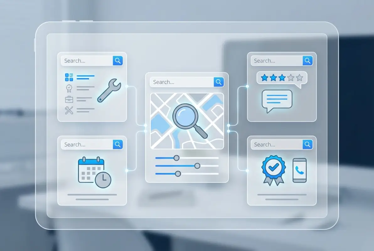 Tools and interfaces for How to Search Businesses in FSLocal Directory: 5 Essential Tips for Finding Local Services Fast