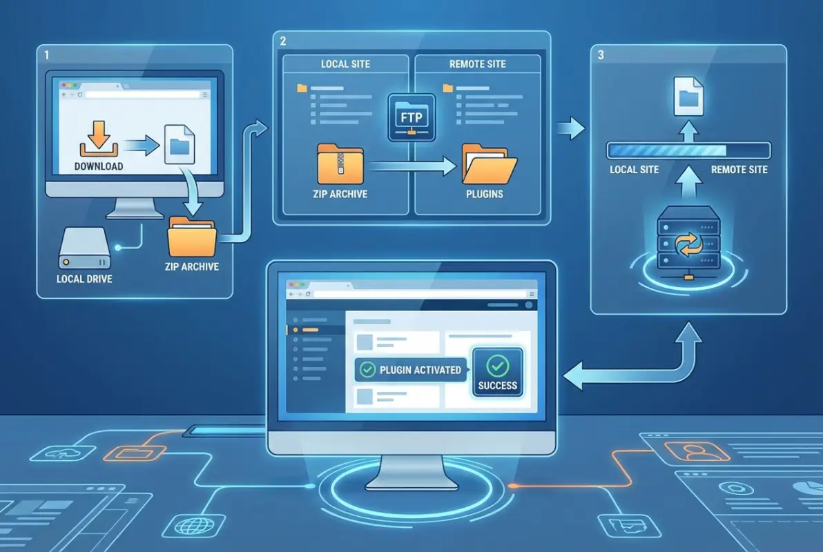 Image for How to Install Plugins Using FileZilla: A Step-by-Step Tutorial