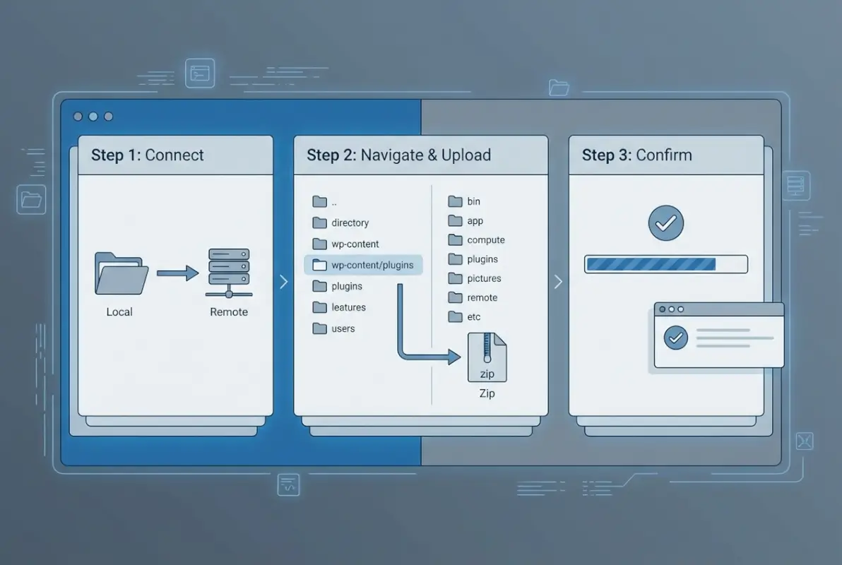 Image for How to Install Plugins Using FileZilla: A Step-by-Step Tutorial