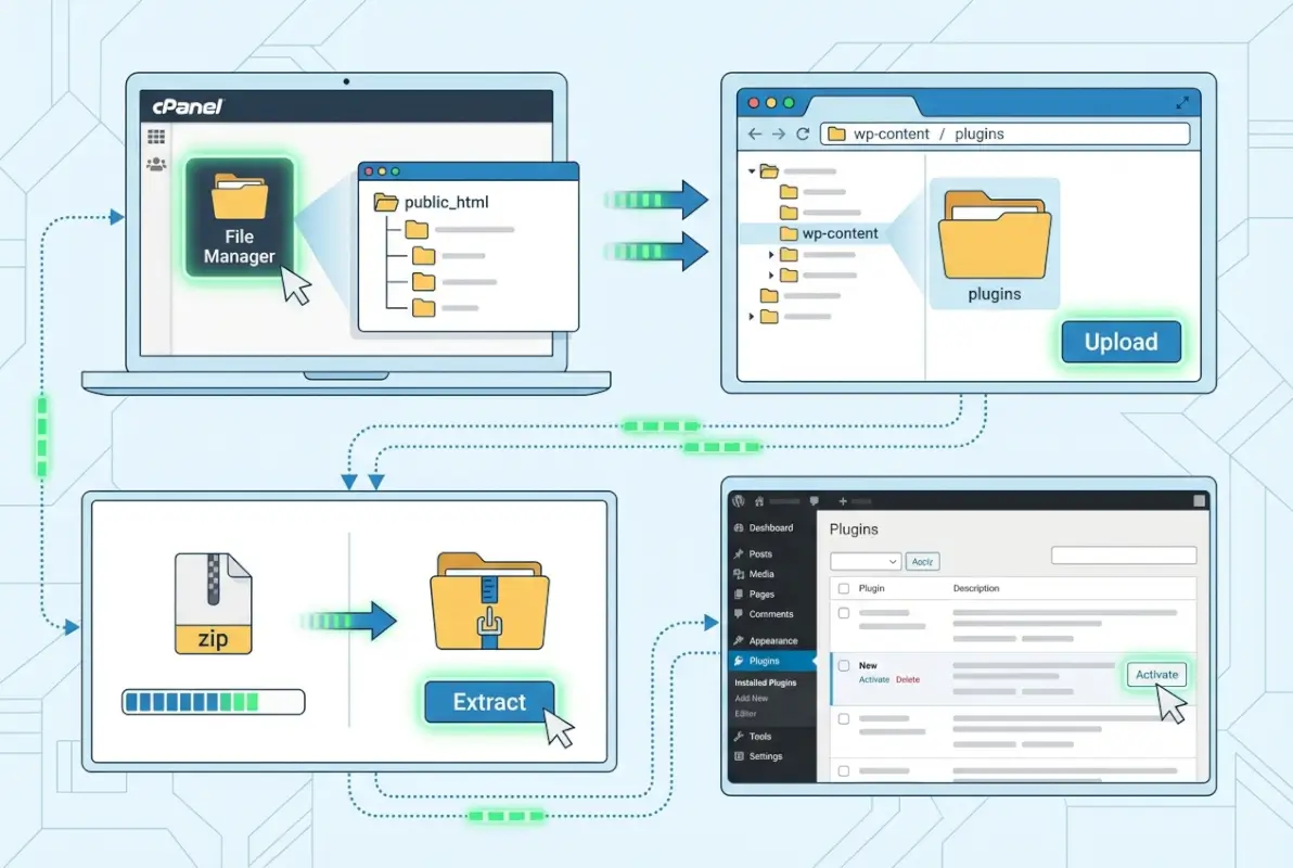Image for How to Install a WordPress Plugin Using cPanel: A Step-by-Step Guide