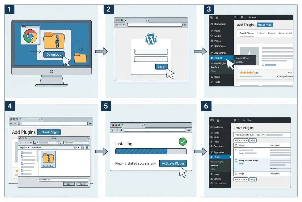 Image for How to Install a WordPress Plugin with a ZIP File: 6 Easy Steps