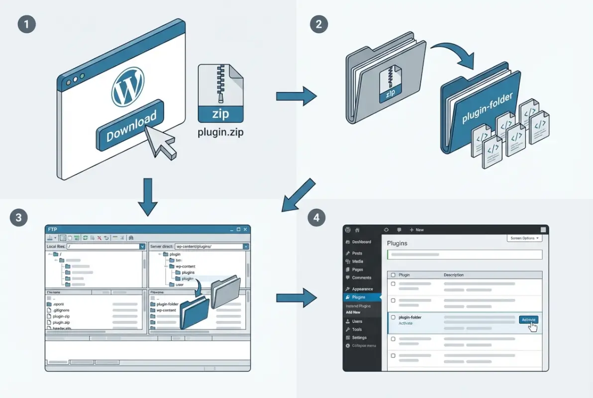 Image for How to Install WordPress Plugins Manually: A Step-by-Step Tutorial