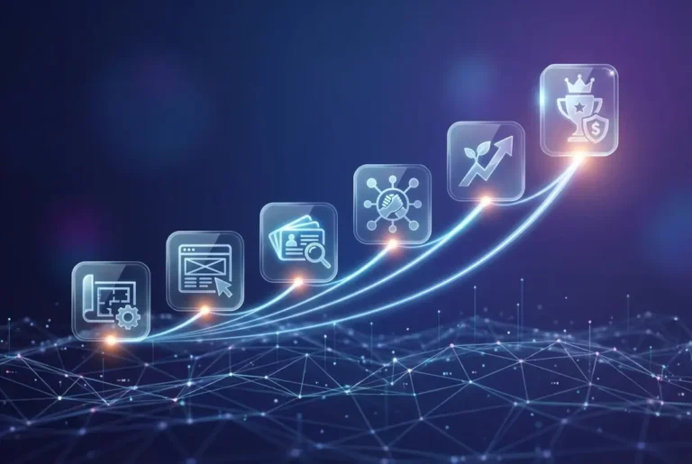 Visual overview of 6 Key Steps to Run a Successful Directory Website Business