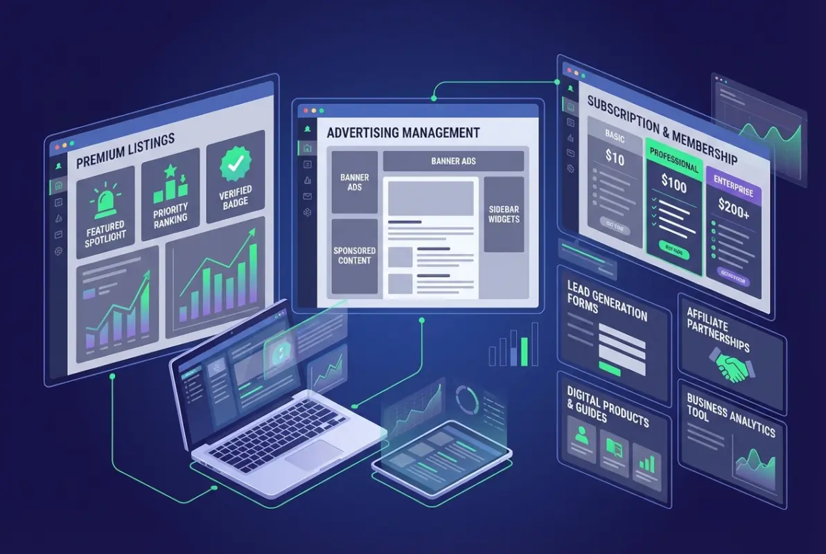 Image for 7 Proven Ways to Monetize Your Business Directory Website in 2025-2026