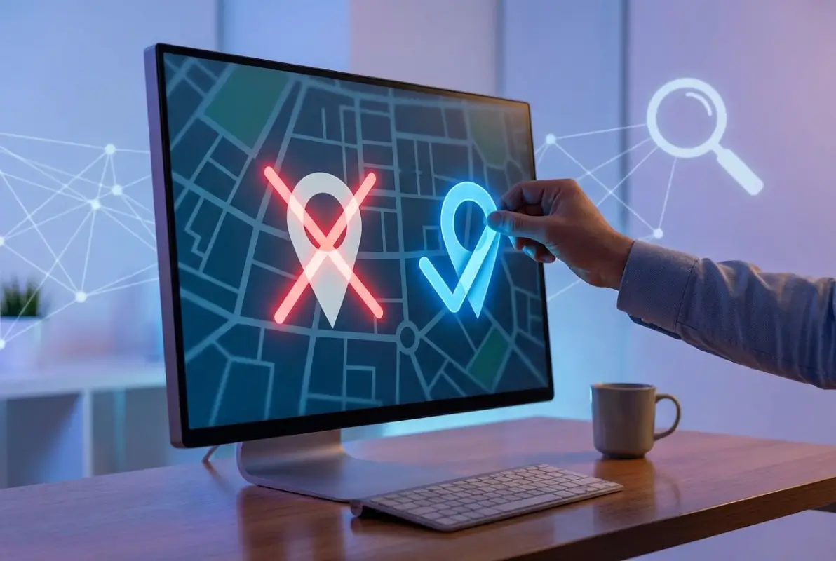 Visual overview of 7 Reasons Why Your Business Listing Isn't Showing Up (+ How to Fix It)