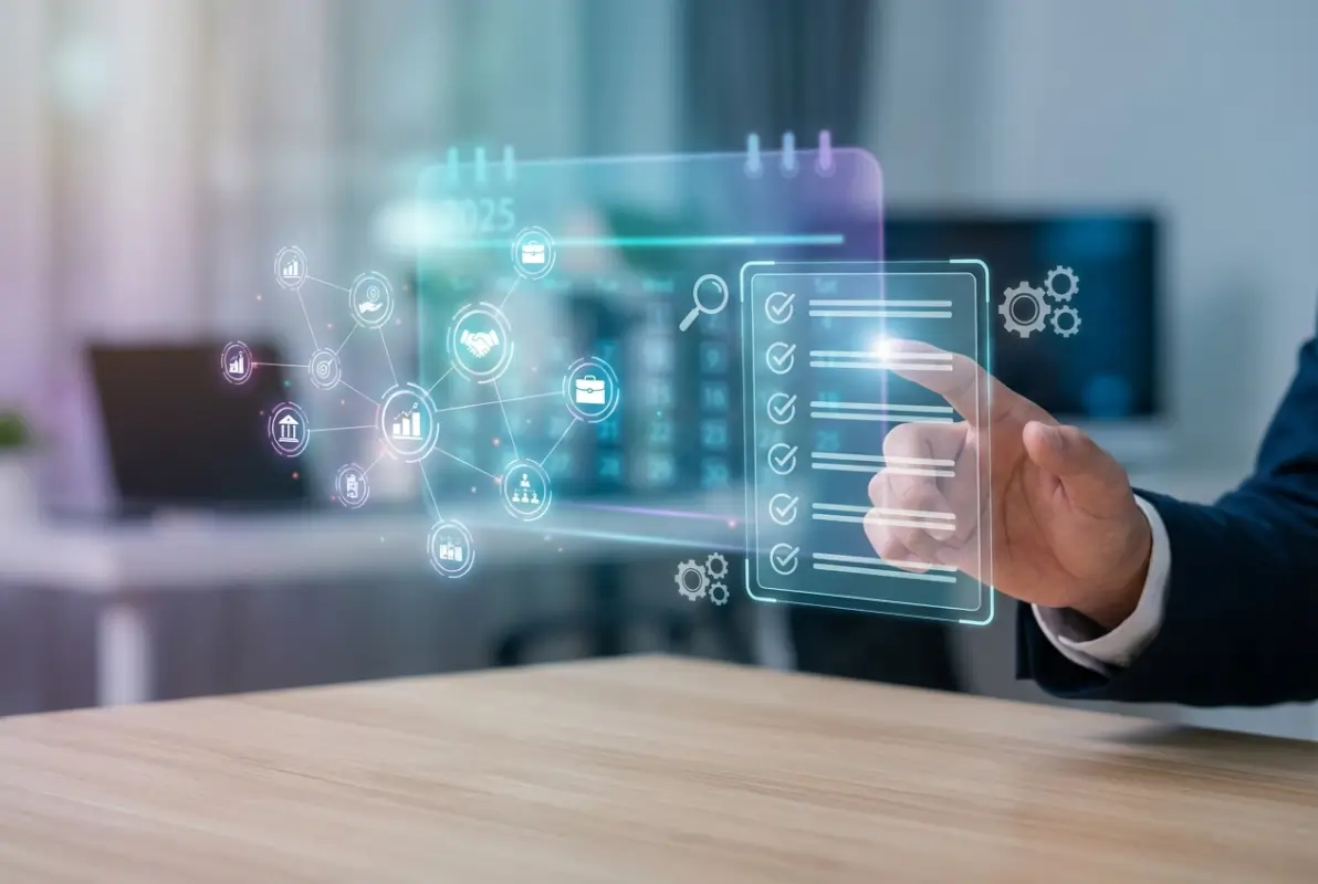 Create a striking, professional hero image for a blog article titled: Should You Join a Business Directory in 2025? 9 Critical Factors to Evaluate. Style: Modern, clean, eye-catching design that represents the main topic. No text overlays. High quality 1200x800 professional blog header.