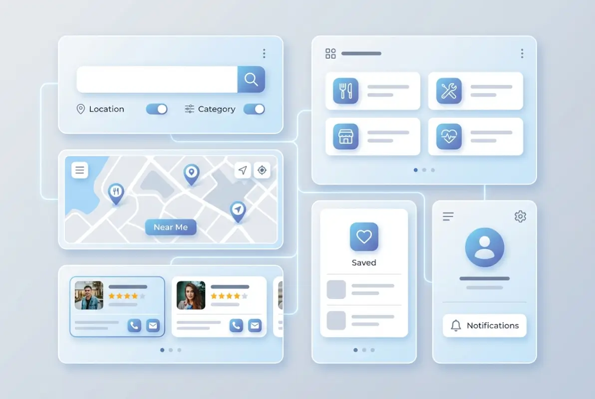 Tools and interfaces for A Simple Online Directory: 6 Key Features to Include for User-Friendliness