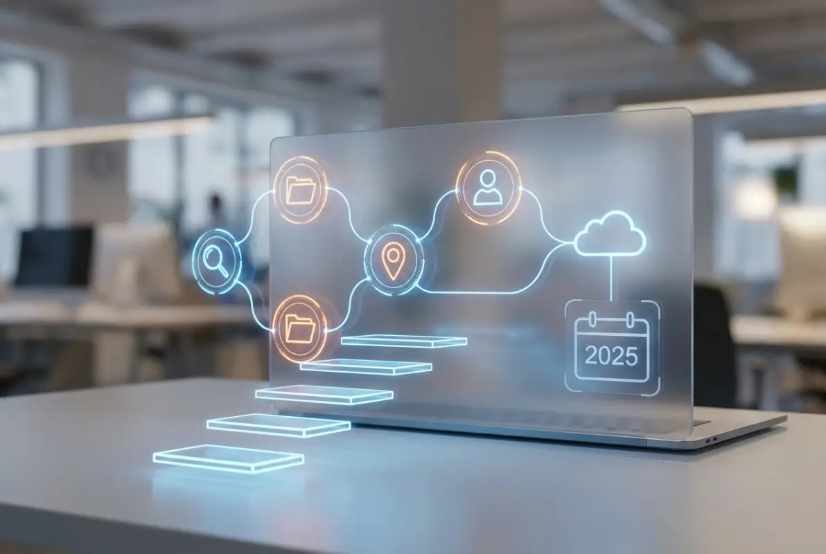 Create a striking, professional hero image for a blog article titled: 5 Simple Steps to Start a Free Directory Website in 2025. Style: Modern, clean, eye-catching design that represents the main topic. No text overlays. High quality 1200x800 professional blog header.