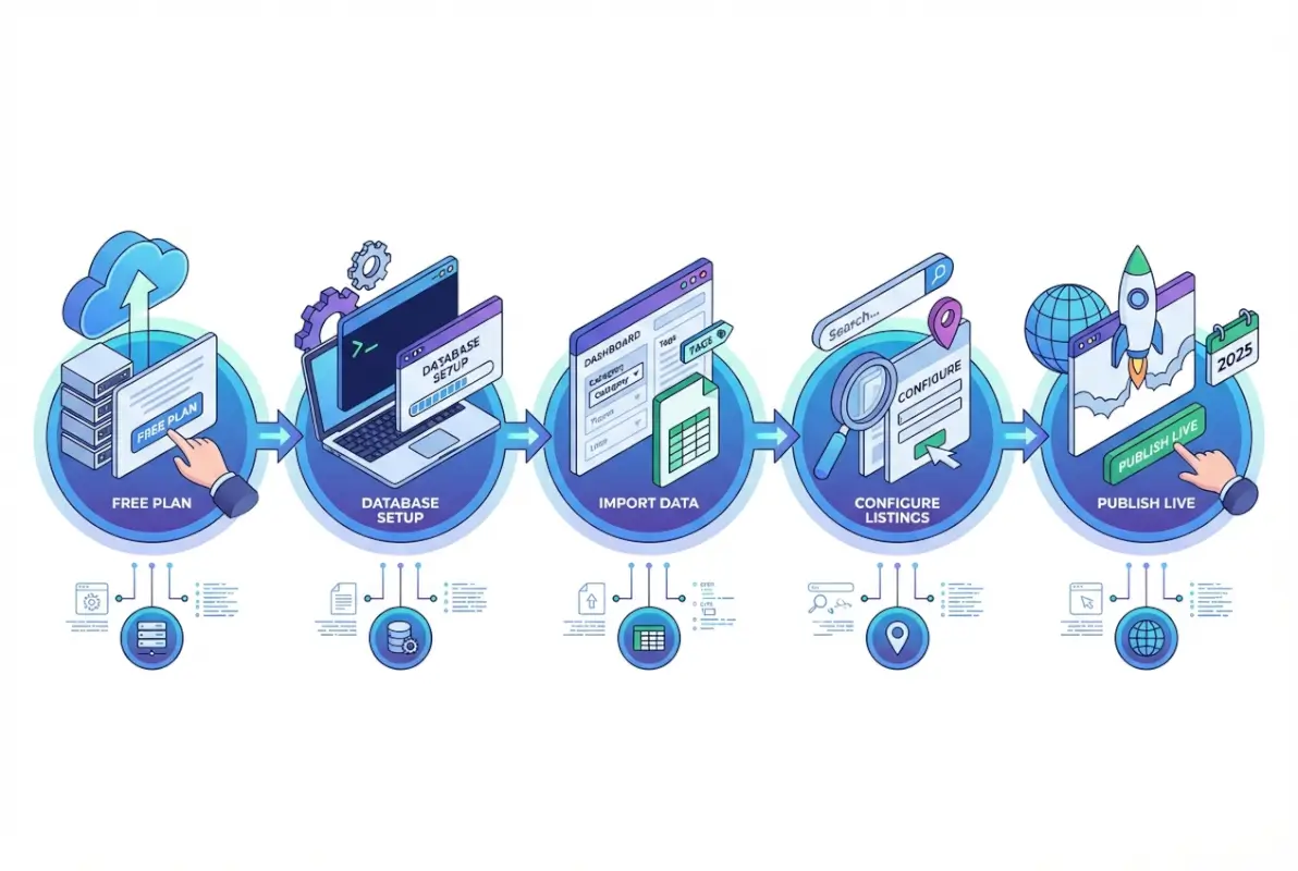 Image for 5 Simple Steps to Start a Free Directory Website in 2025