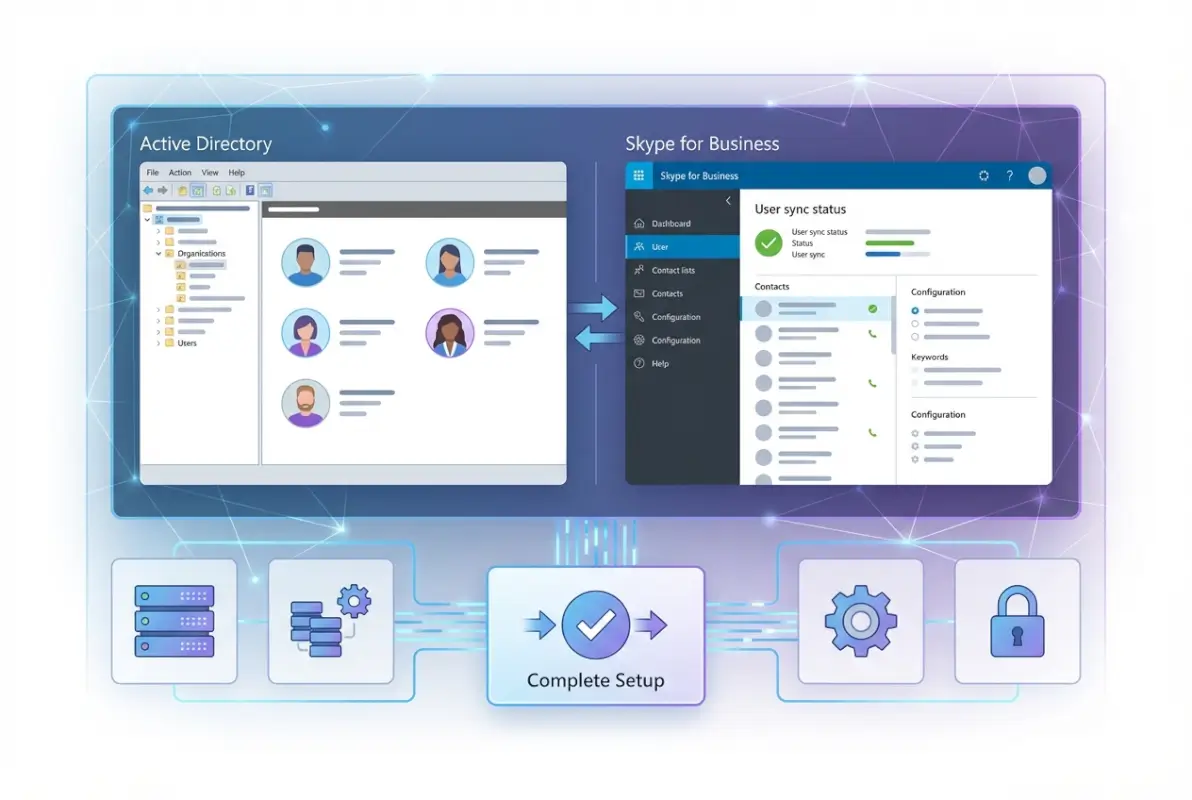 Tools and interfaces for Skype for Business Active Directory Integration: Complete Setup Guide