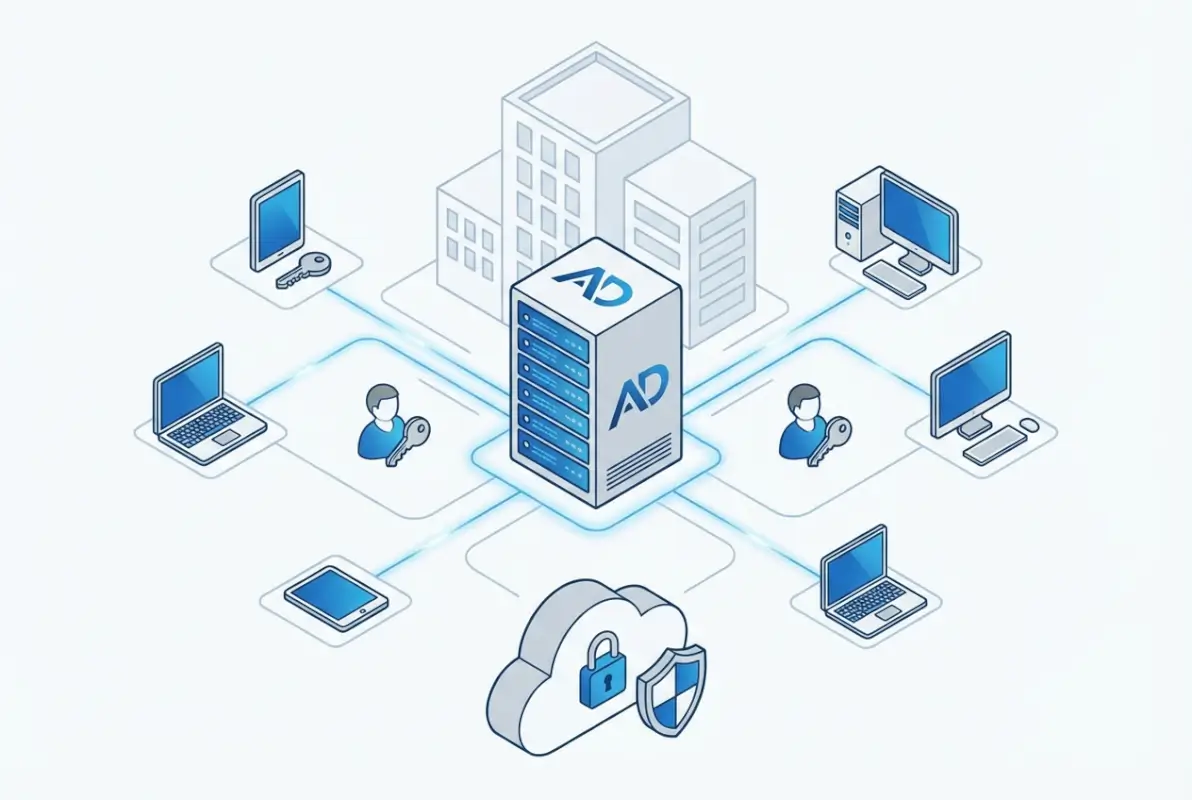 Core concepts behind 5 Critical Reasons Small Businesses Need Active Directory in 2025