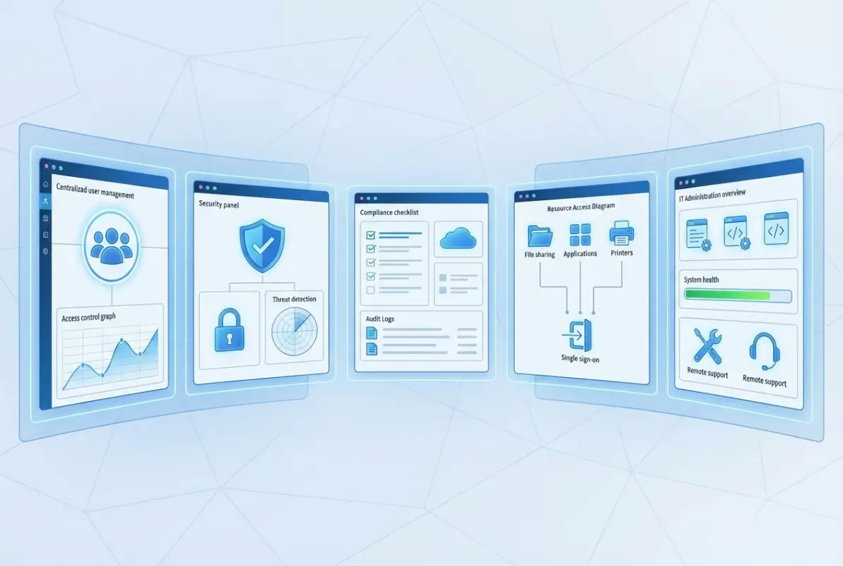 Tools and interfaces for 5 Critical Reasons Small Businesses Need Active Directory in 2025