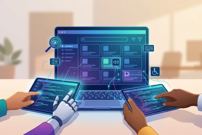 Visual overview of 6 Tips to Make an Online Directory Web Accessible for Users with Disabilities