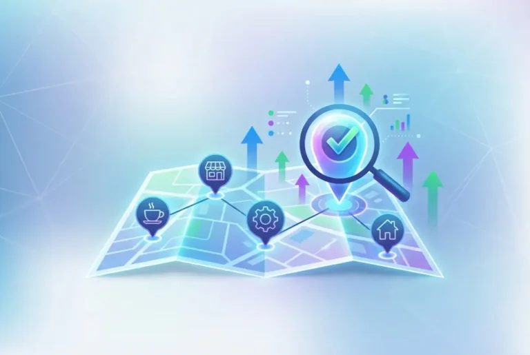 Create a striking, professional hero image for a blog article titled: Understanding Local Business Listings: Complete Guide to Directory Success. Style: Modern, clean, eye-catching design that represents the main topic. No text overlays. High quality 1200x800 professional blog header.