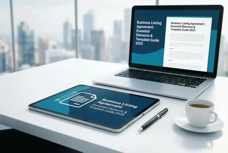 Visual overview of Business Listing Agreement: Essential Elements & Template Guide 2025
