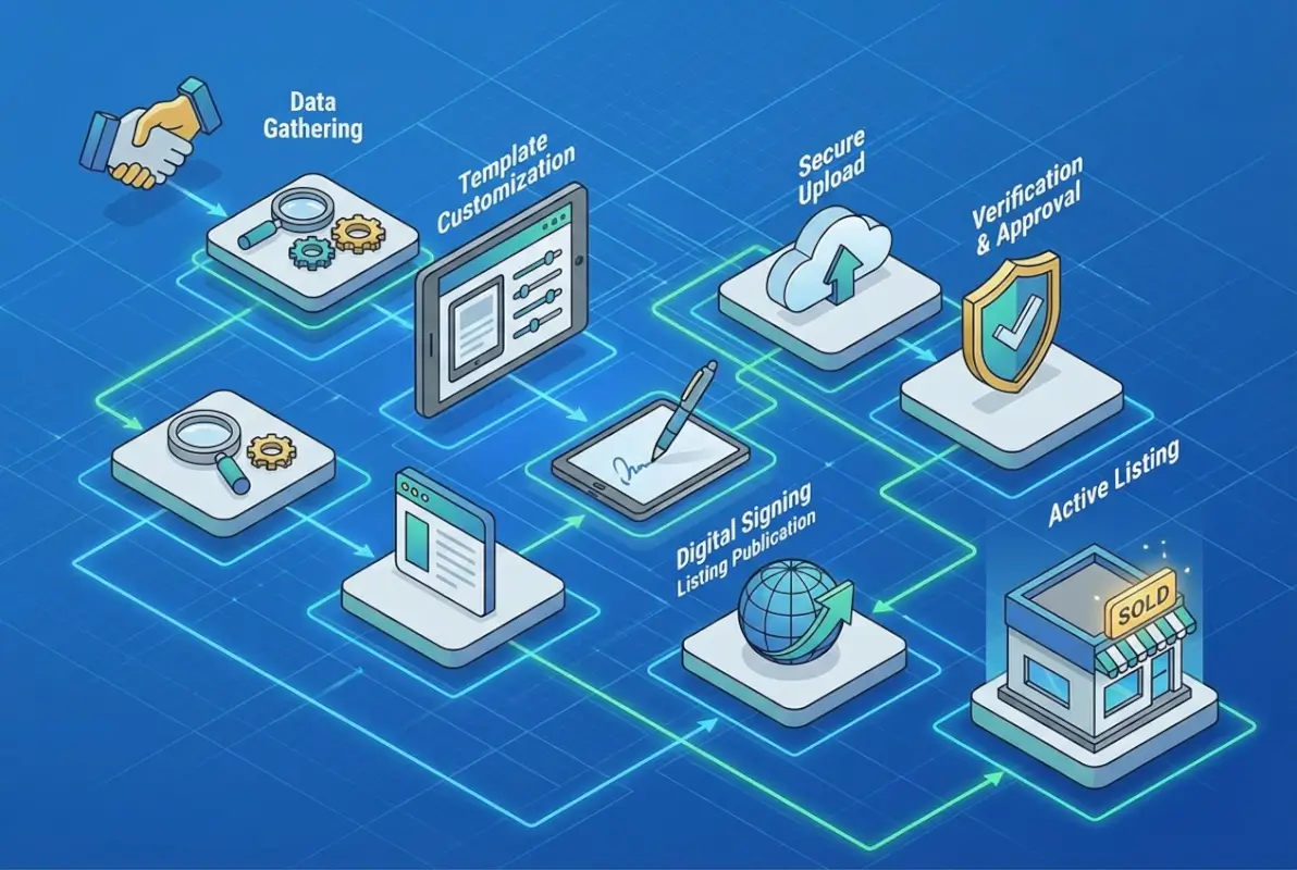 Step-by-step process for Business Listing Agreement: Essential Elements & Template Guide 2025