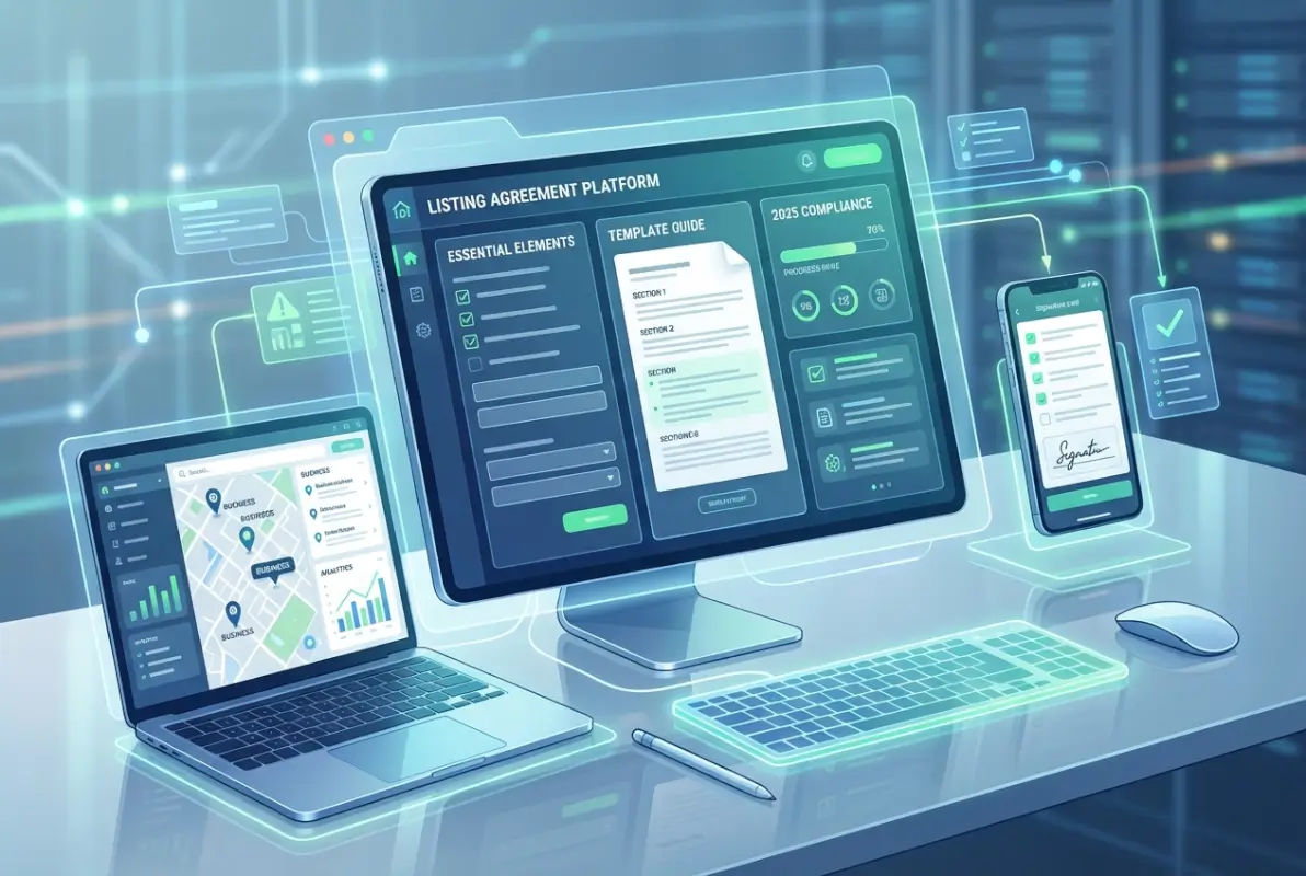 Tools and interfaces for Business Listing Agreement: Essential Elements & Template Guide 2025