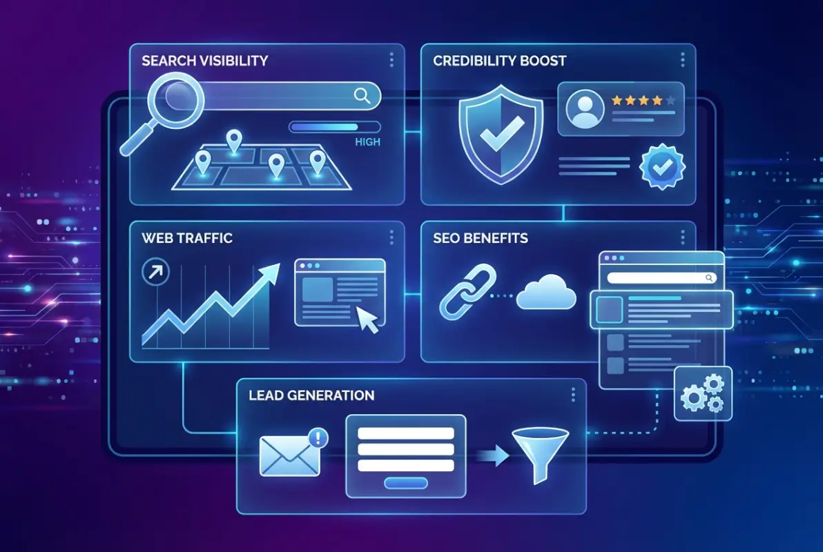Tools and interfaces for Get Listed Today: 5 Powerful Reasons to Join Business Web Directories