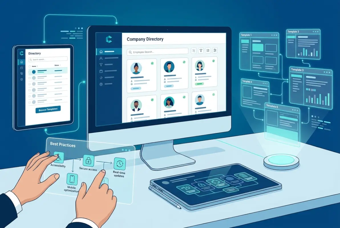 Tools and interfaces for Company Directory Template Guide: 5 Free Examples & Best Practices for 2025