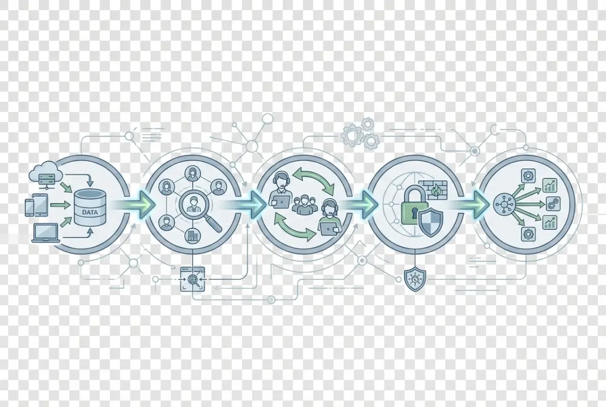 Step-by-step process for Corporate Directories: 5 Key Benefits for Large Organizations