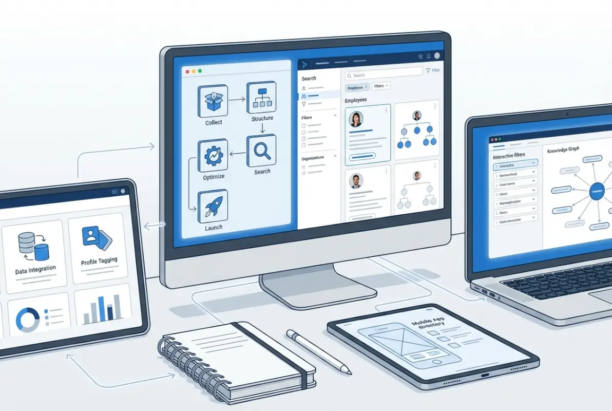 Tools and interfaces for How to Build a Smart, Searchable Company Directory: Best Practices & 5-Step Guide