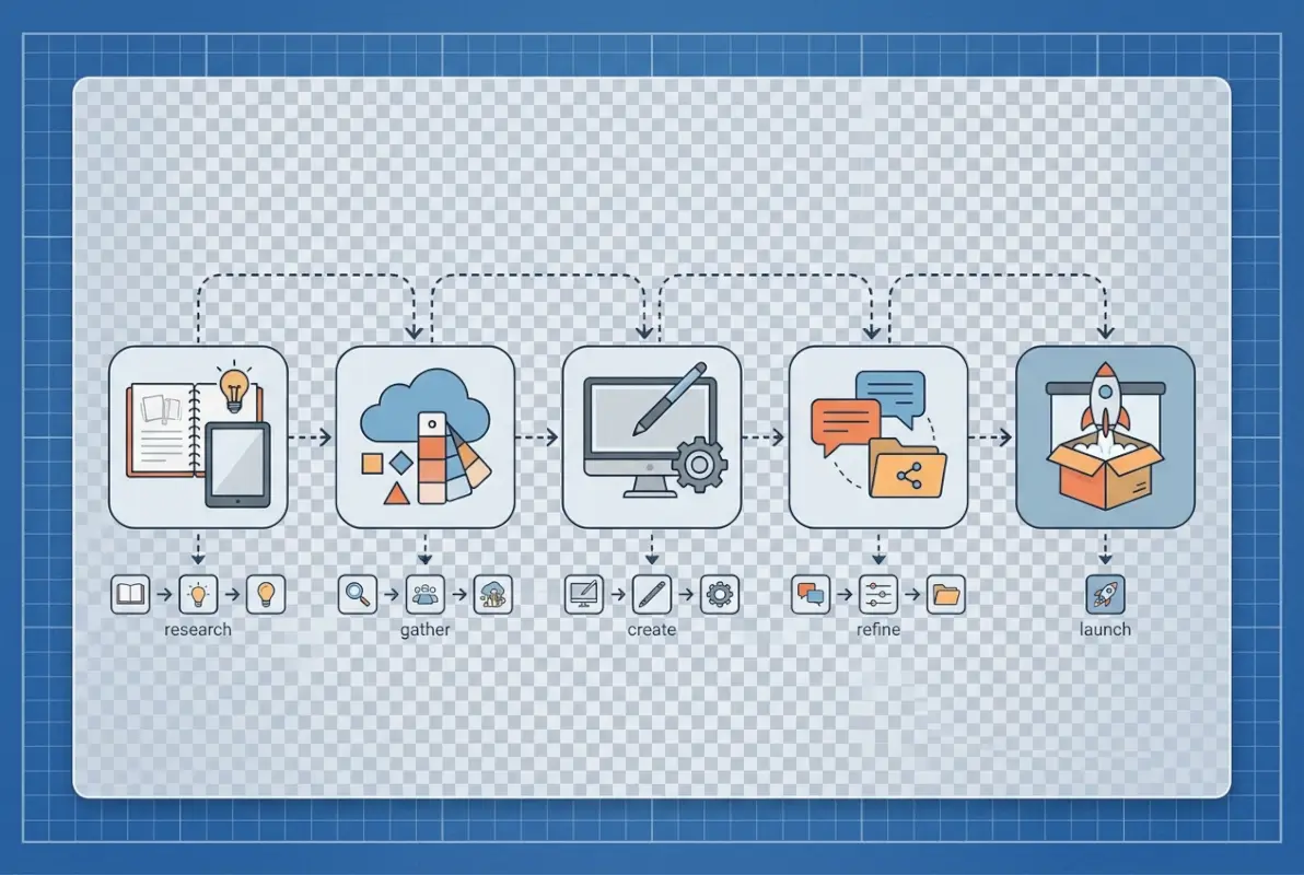 Step-by-step process for 5 Essential Design Resources to Inspire Your Next Creative Project