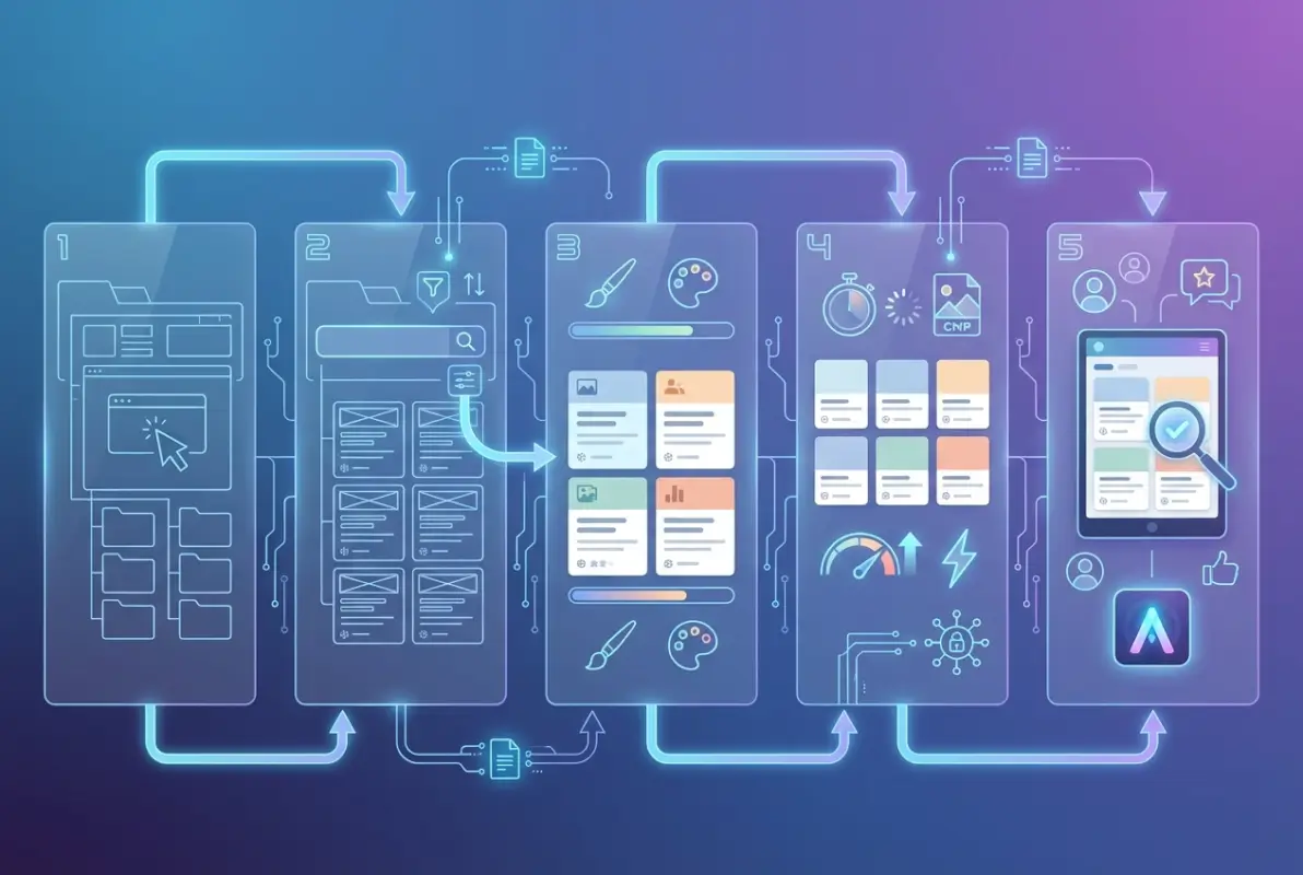 Step-by-step process for Directory Design: 5 Principles for Creating Visually Appealing & Engaging Platforms